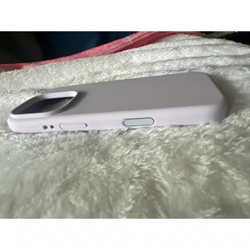 OTOFLY iPhone 16 Pro Silicone Shockproof Slim Thin Phone Case in Pastel Purple